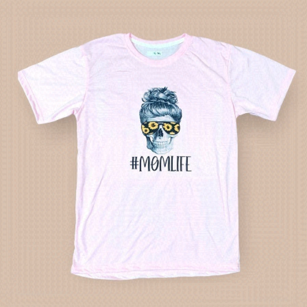 𝅺🆕 Mom Life Skull - Graphic Tshirt